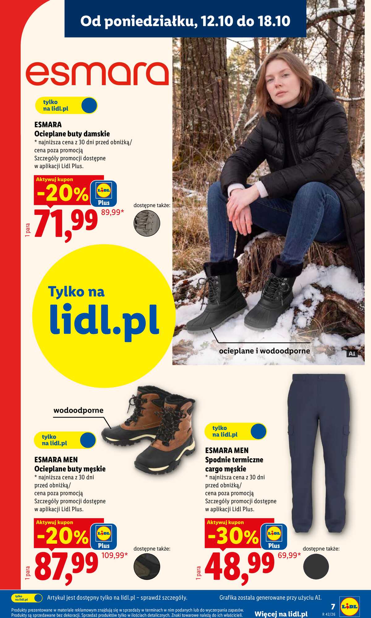 Leták Lidl Polsko 12.10.-24.10.2026 - Katalog strana 7