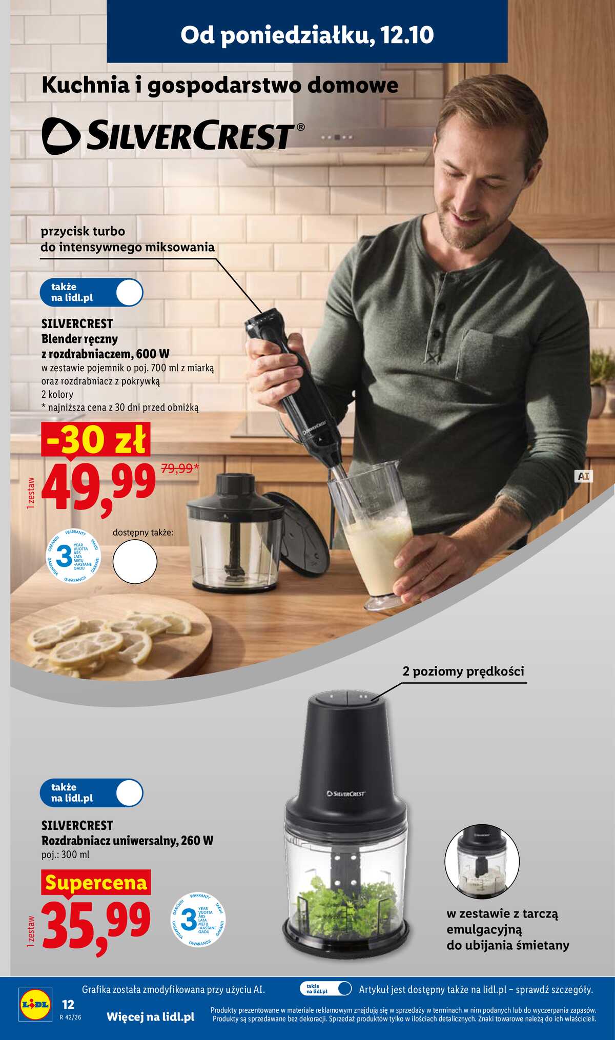 Leták Lidl Polsko 12.10.-24.10.2026 - Katalog strana 14