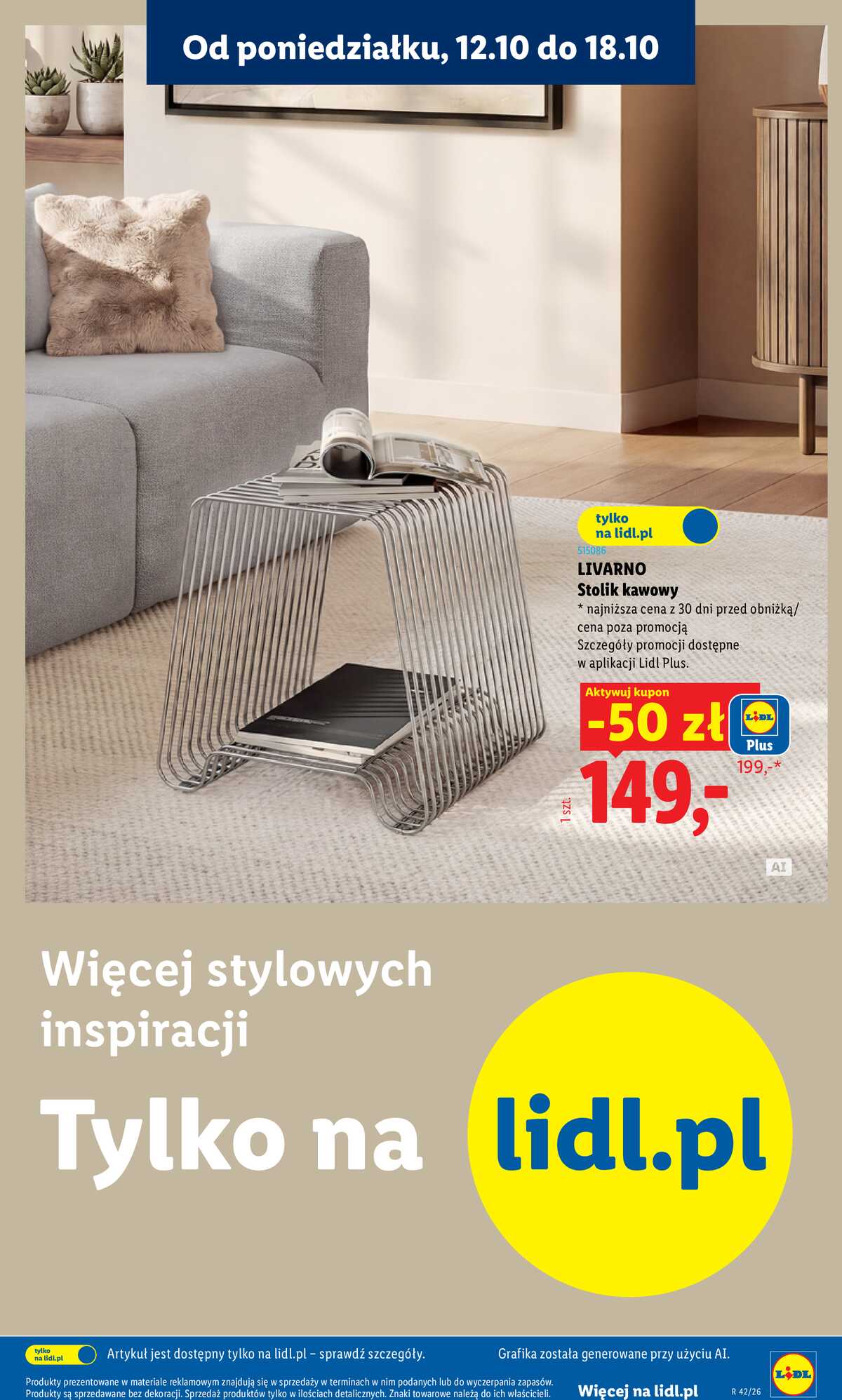 Leták Lidl Polsko 12.10.-24.10.2026 - Katalog strana 37