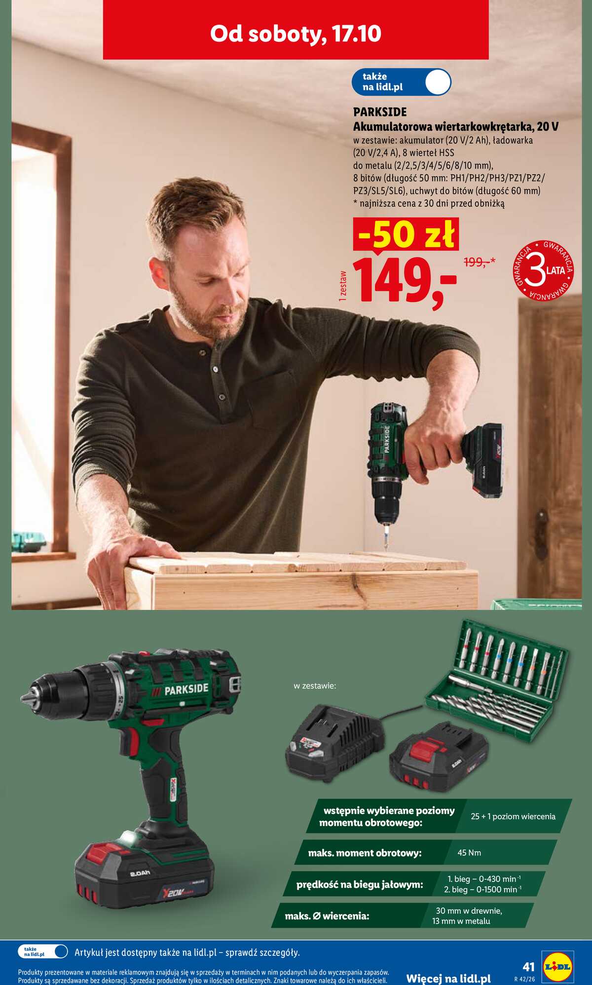 Leták Lidl Polsko 12.10.-24.10.2026 - Katalog strana 45