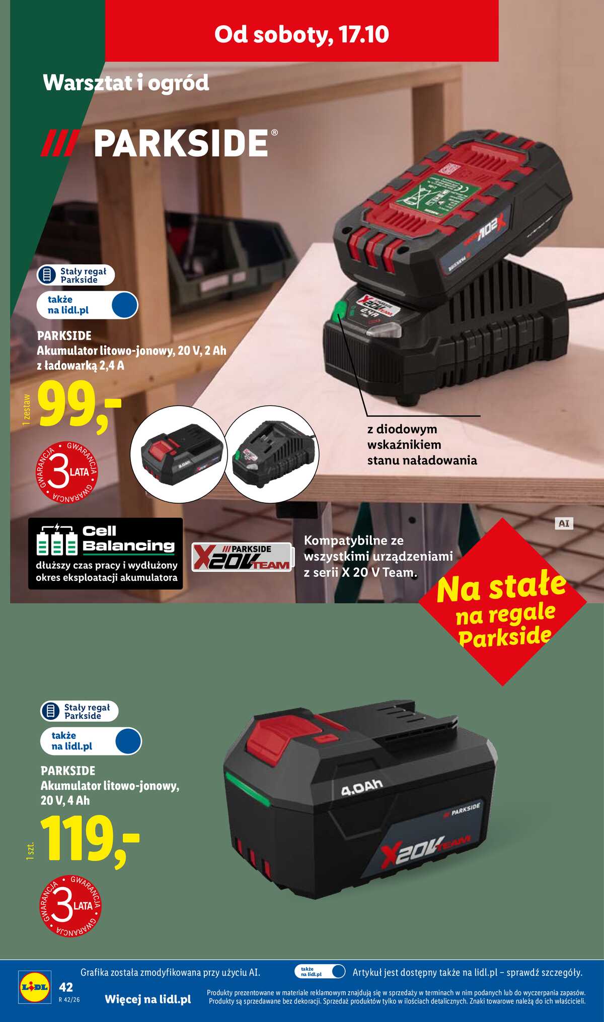 Leták Lidl Polsko 12.10.-24.10.2026 - Katalog strana 46