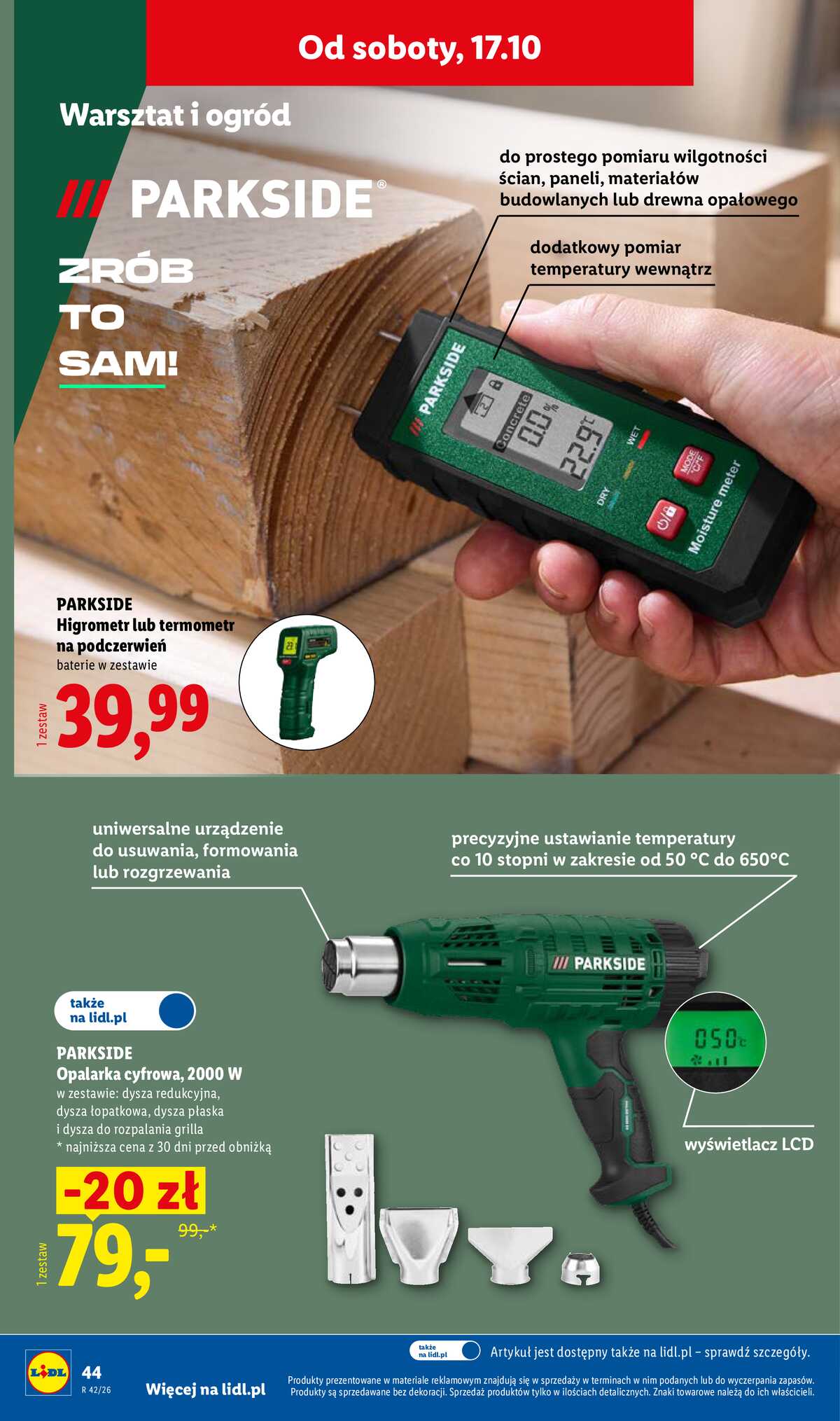 Leták Lidl Polsko 12.10.-24.10.2026 - Katalog strana 48