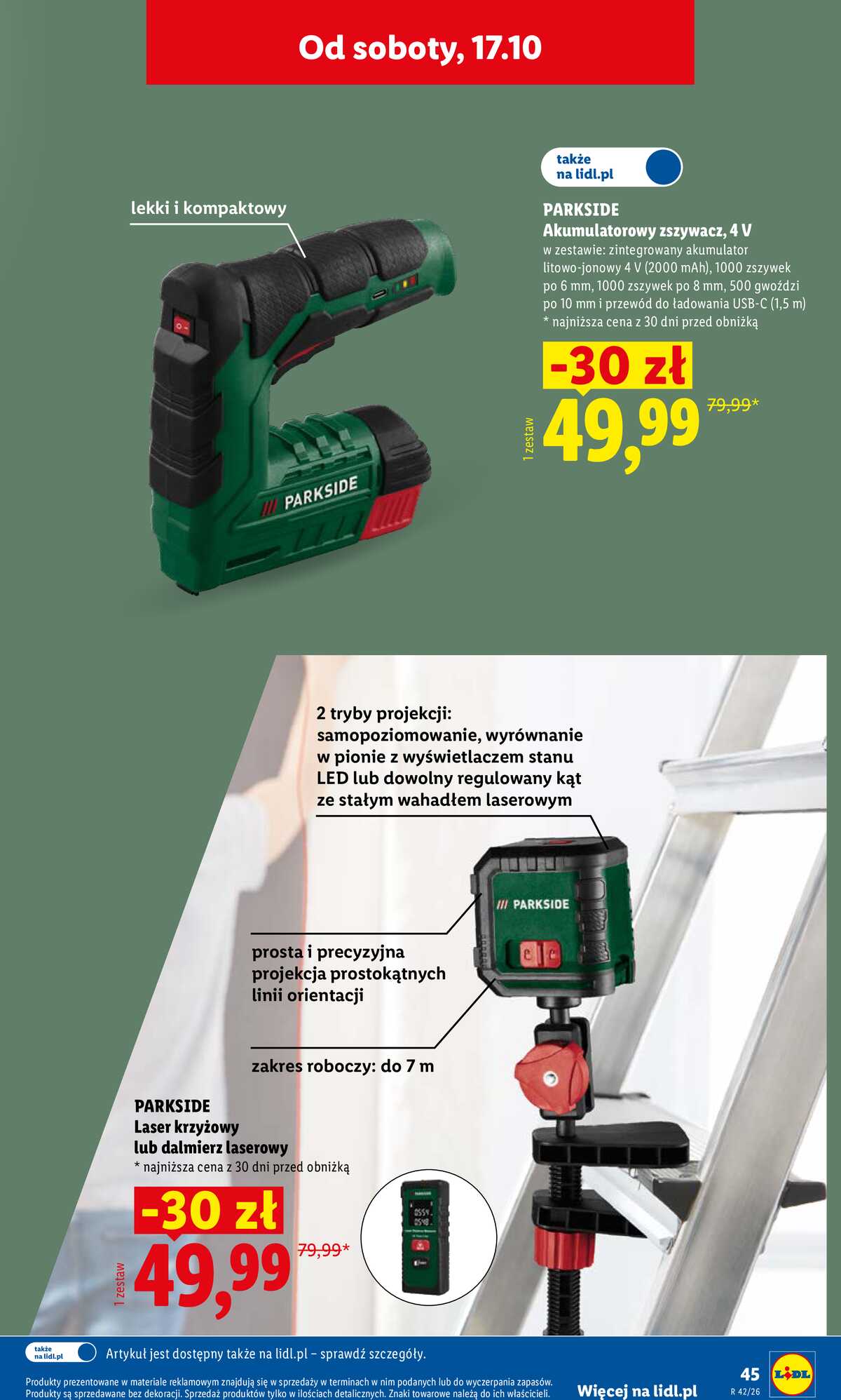 Leták Lidl Polsko 12.10.-24.10.2026 - Katalog strana 49