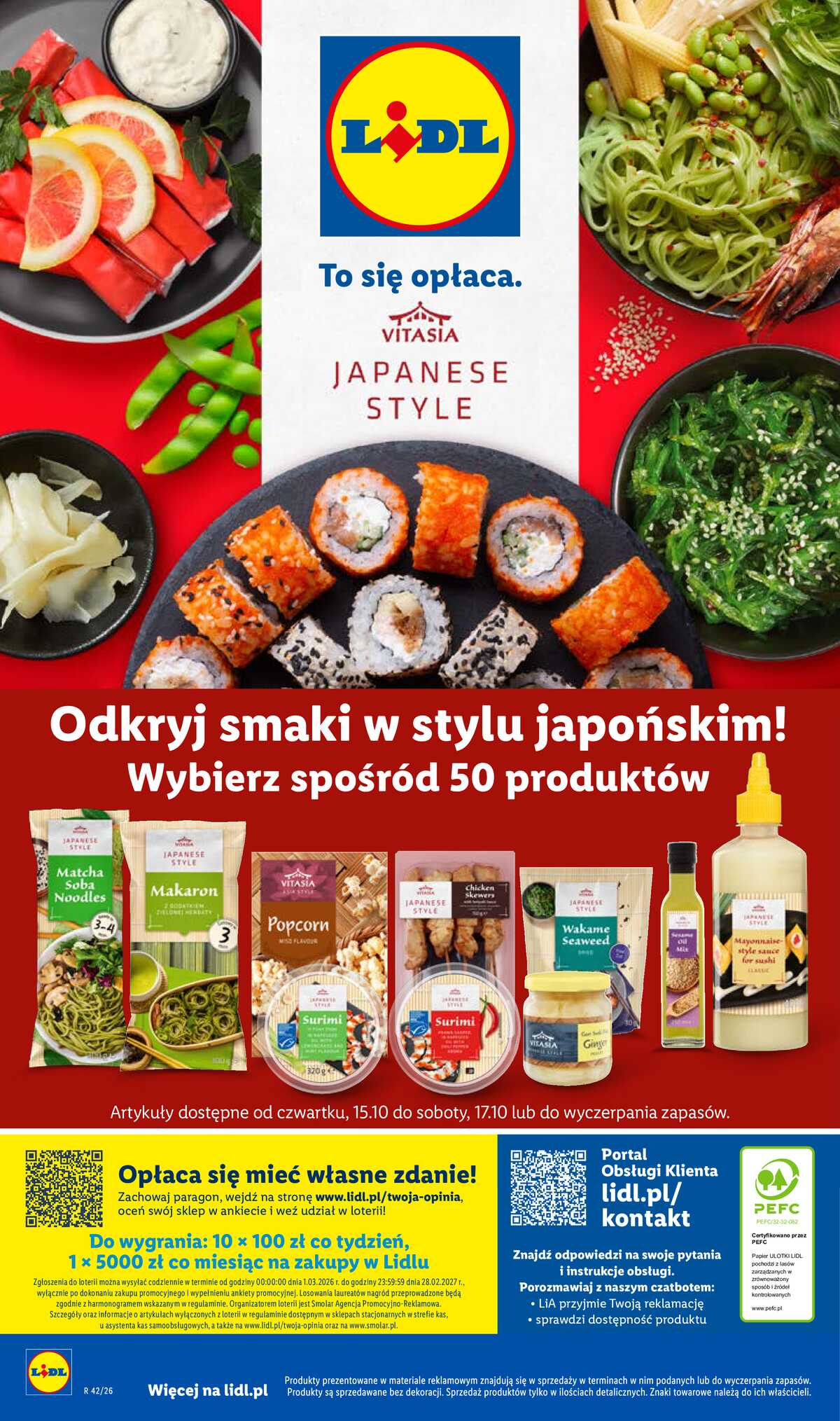Leták Lidl Polsko 12.10.-24.10.2026 - Katalog strana 56