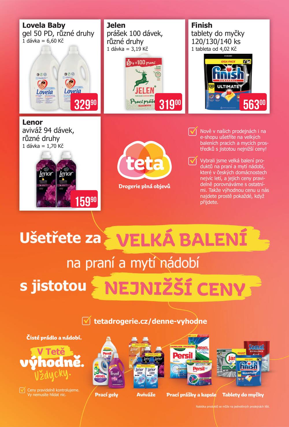 Teta drogerie Vždy výhodně  od 3.10. do 9.10.2026