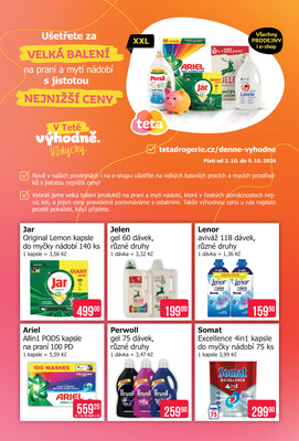 Teta drogerie Vždy výhodně  od 3.10. do 9.10.2026