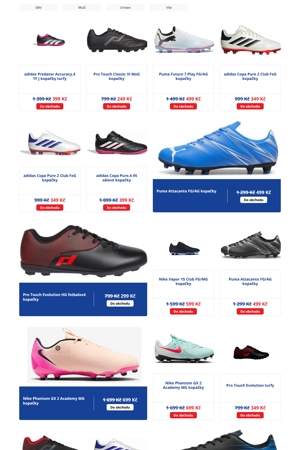Intersport Kopačky a míče - 6. 10. 2026