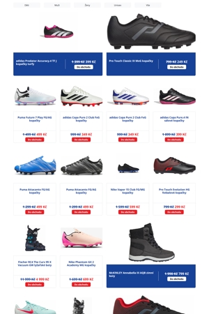 Intersport Boty - 6. 10. 2026