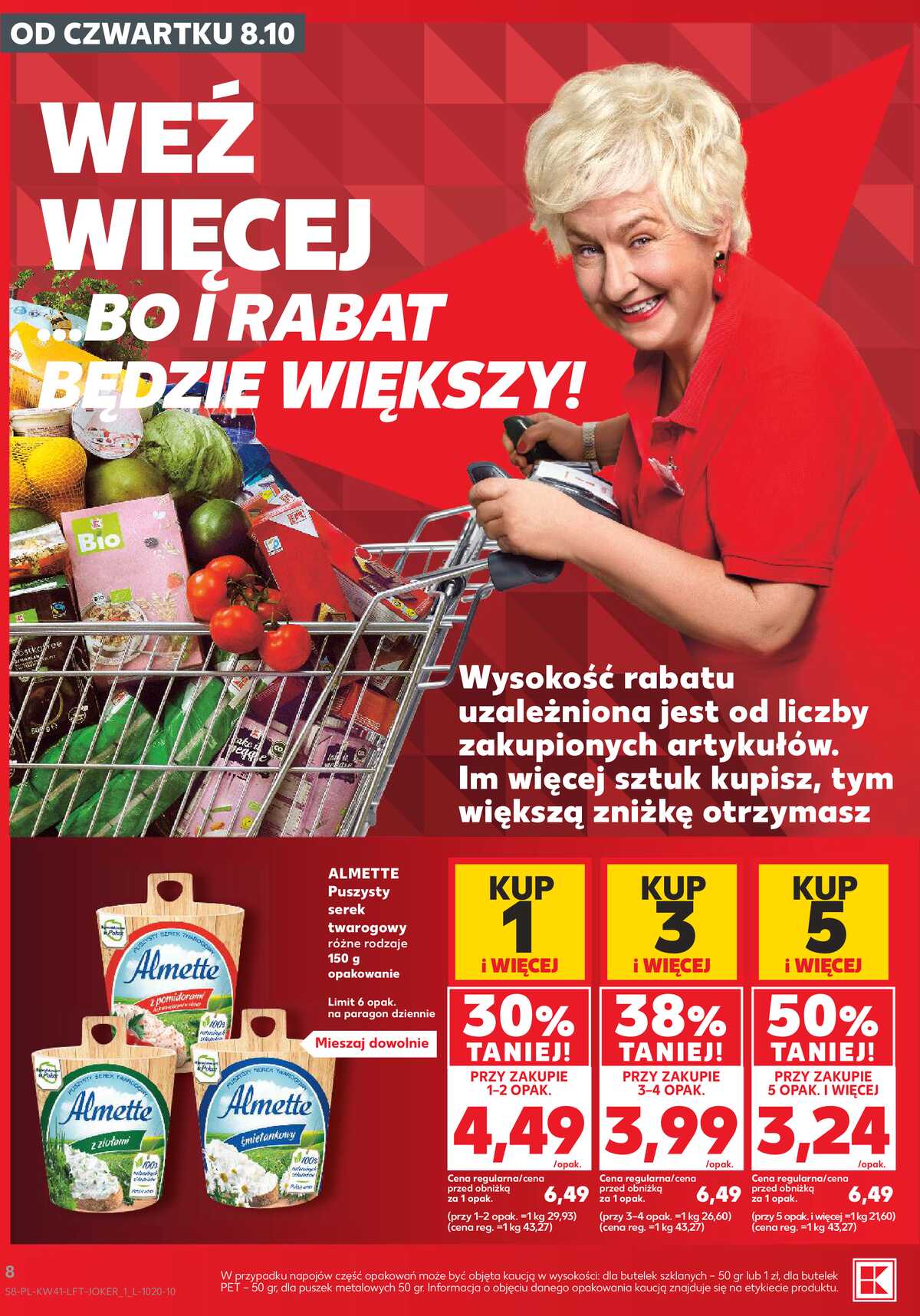 Leták Kaufland Polsko 8.10.-14.10.2026 - Týdenní zpravodaj strana 8