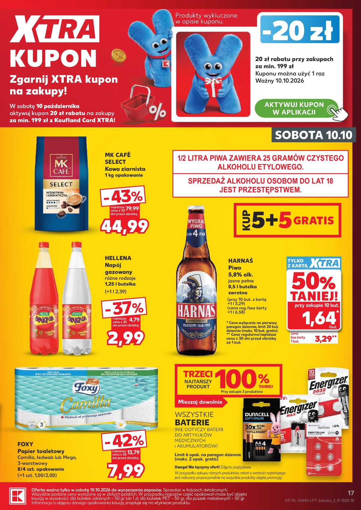 Leták Kaufland Polsko 8.10.-14.10.2026 - Týdenní zpravodaj strana 17