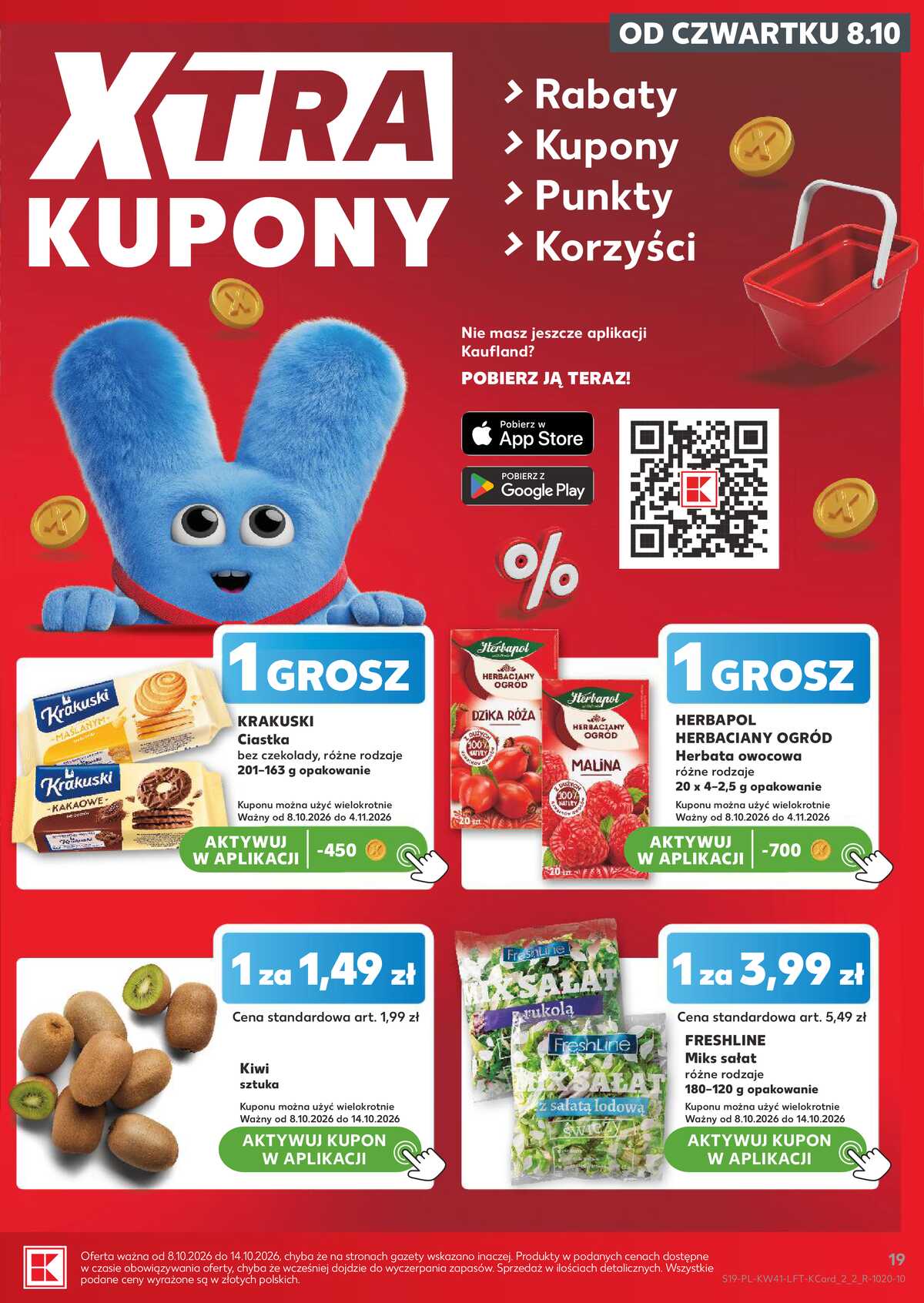 Leták Kaufland Polsko 8.10.-14.10.2026 - Týdenní zpravodaj strana 19