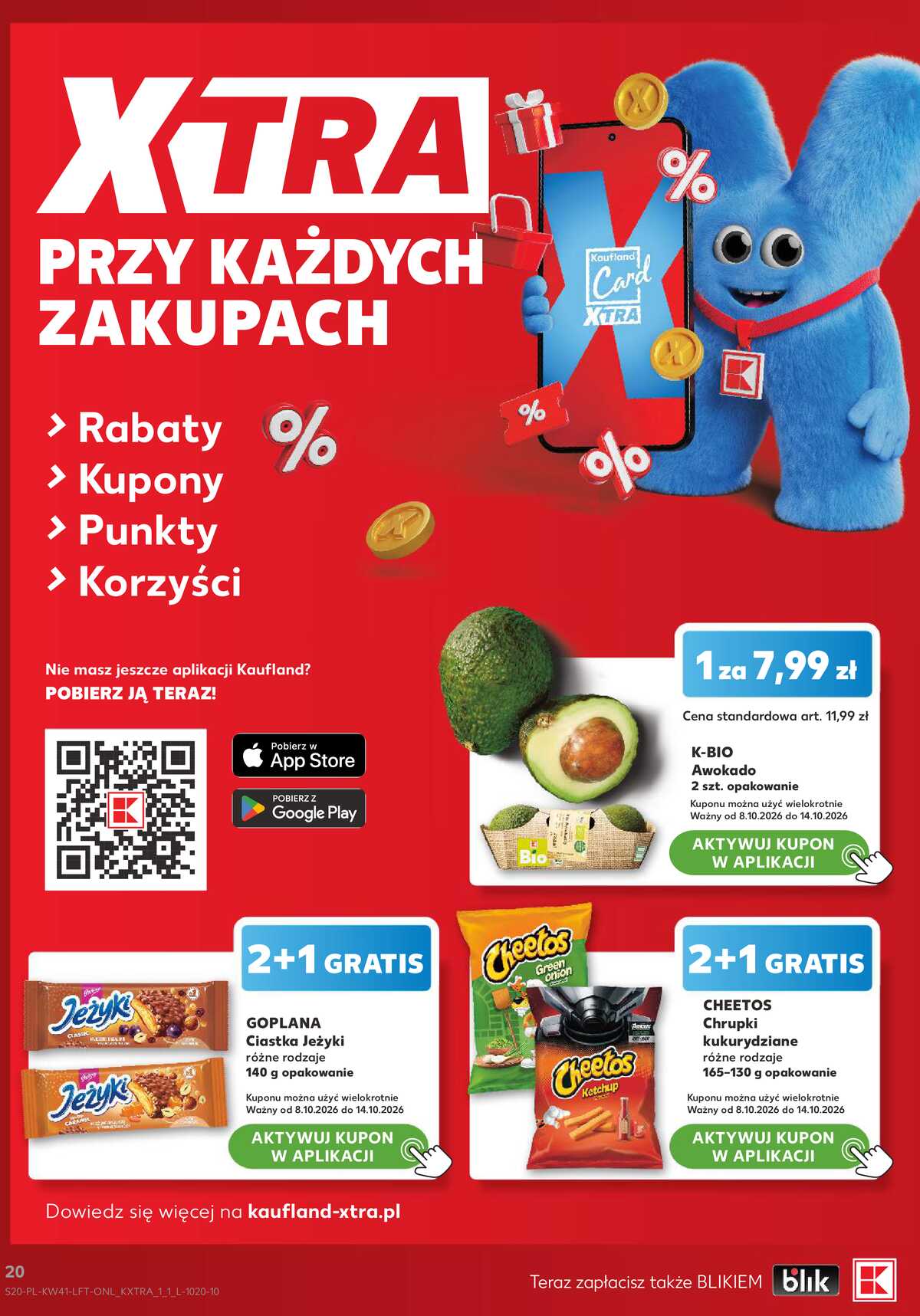 Leták Kaufland Polsko 8.10.-14.10.2026 - Týdenní zpravodaj strana 20