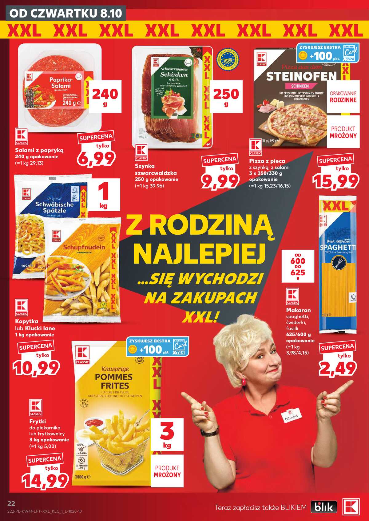 Leták Kaufland Polsko 8.10.-14.10.2026 - Týdenní zpravodaj strana 22