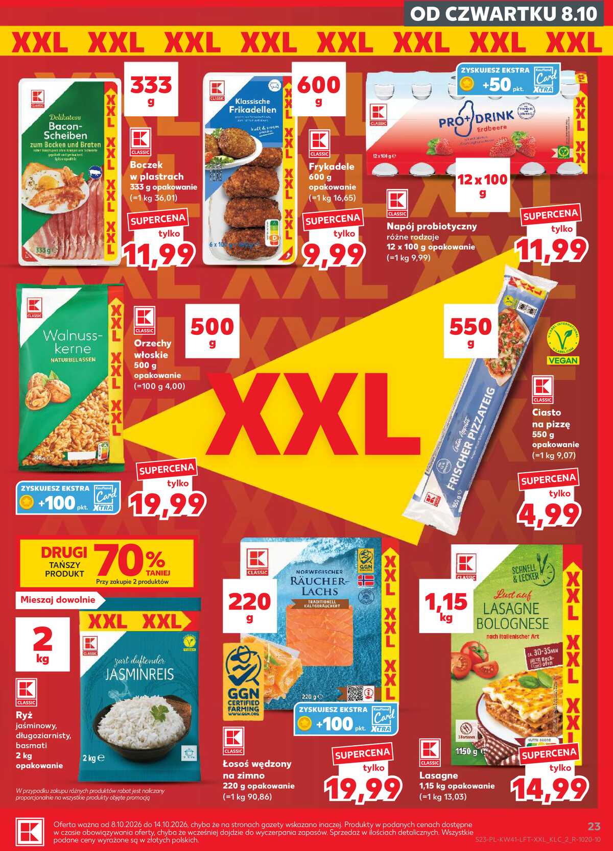 Leták Kaufland Polsko 8.10.-14.10.2026 - Týdenní zpravodaj strana 23