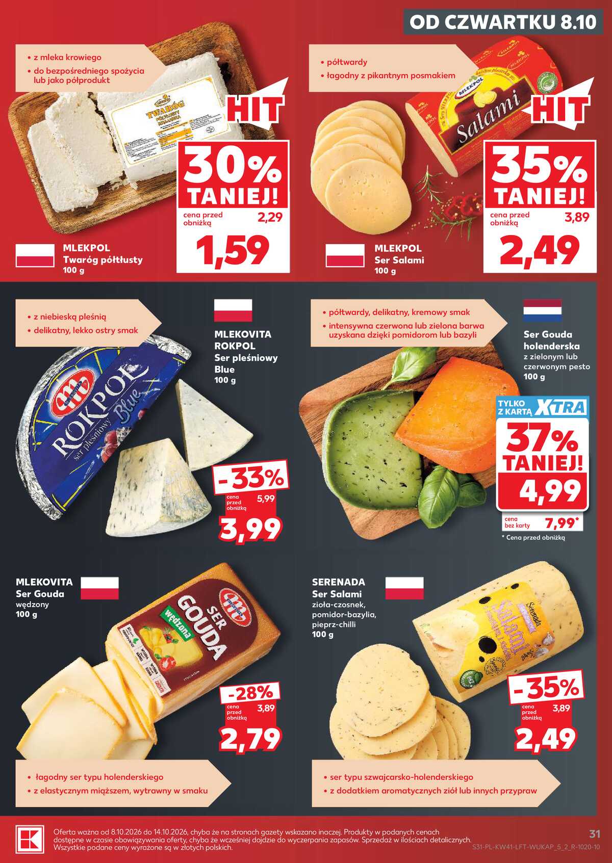 Leták Kaufland Polsko 8.10.-14.10.2026 - Týdenní zpravodaj strana 31