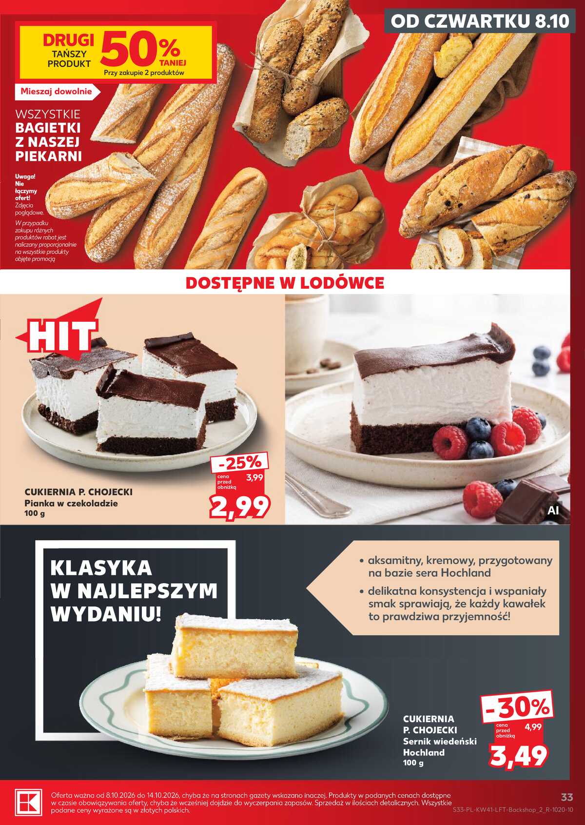 Leták Kaufland Polsko 8.10.-14.10.2026 - Týdenní zpravodaj strana 33