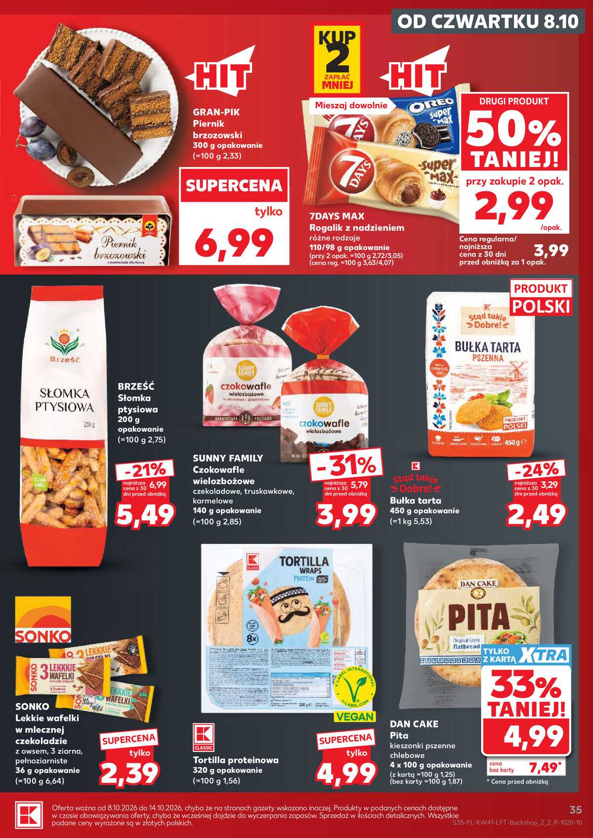 Leták Kaufland Polsko 8.10.-14.10.2026 - Týdenní zpravodaj strana 35