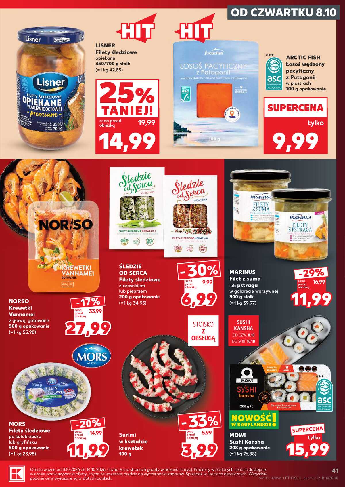 Leták Kaufland Polsko 8.10.-14.10.2026 - Týdenní zpravodaj strana 41