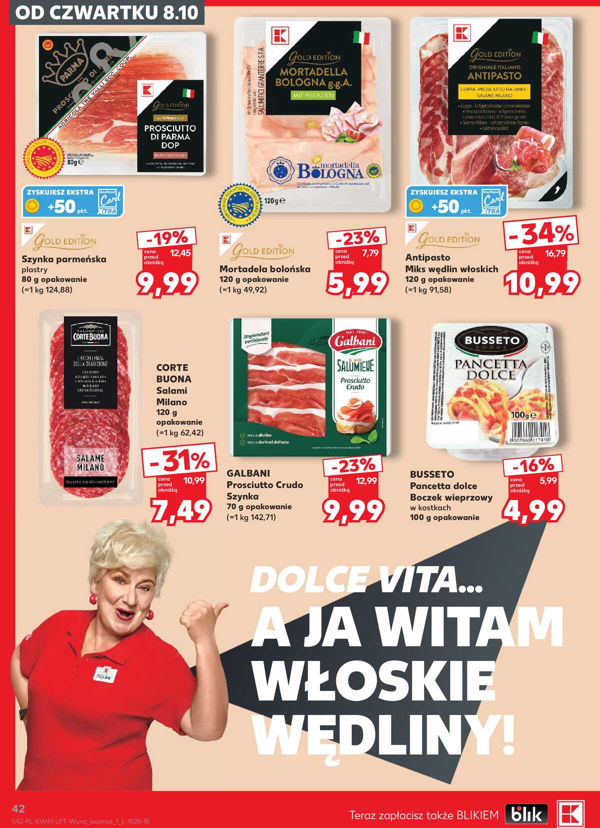 Leták Kaufland Polsko 8.10.-14.10.2026 - Týdenní zpravodaj strana 42