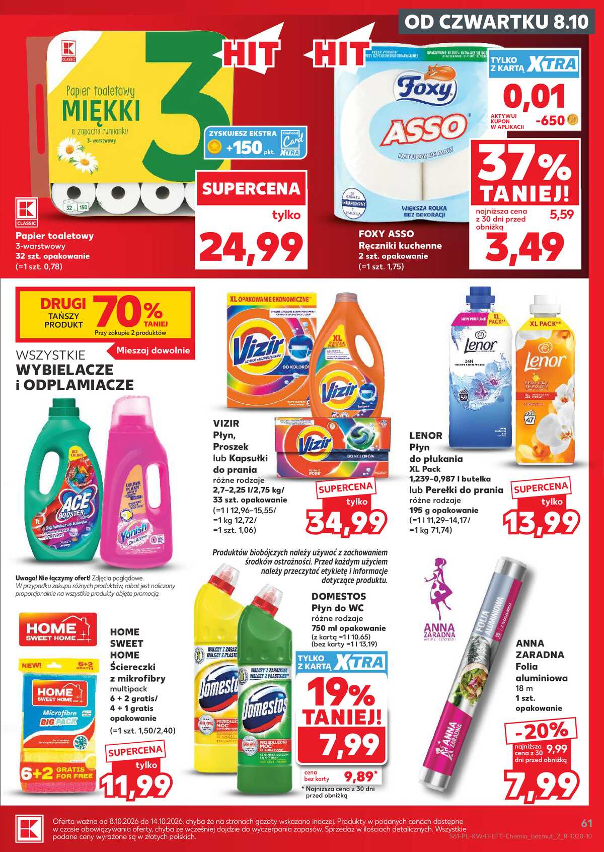 Leták Kaufland Polsko 8.10.-14.10.2026 - Týdenní zpravodaj strana 61