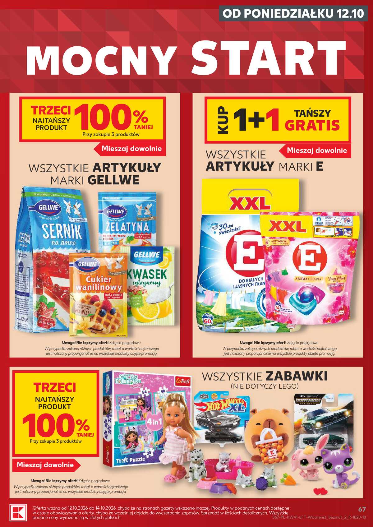 Leták Kaufland Polsko 8.10.-14.10.2026 - Týdenní zpravodaj strana 67