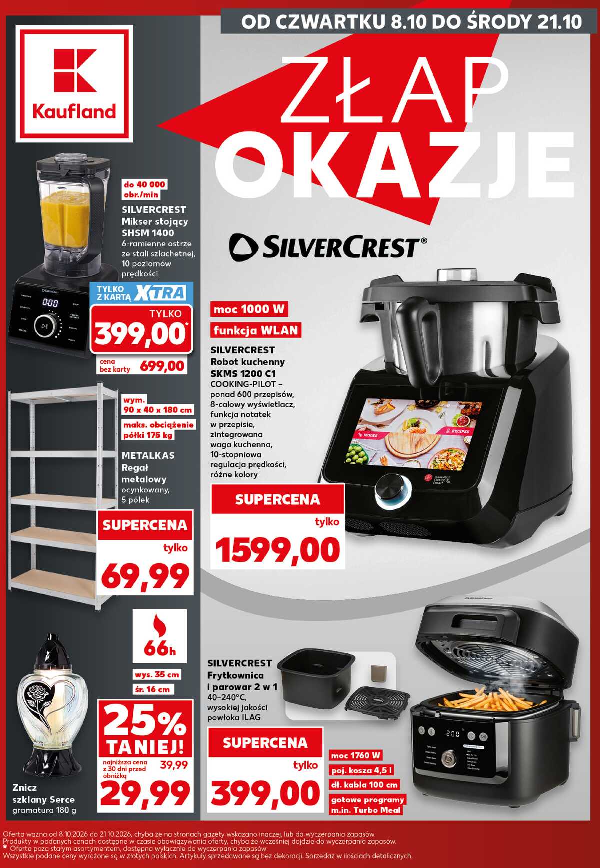 Leták Kaufland Polsko 8.10.-21.10.2026 strana 1