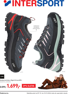 Intersport  od 7.10. do 18.10.2026