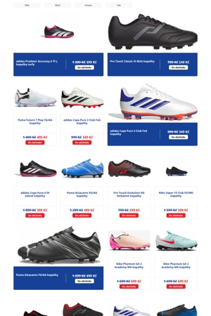 Intersport Kopačky a míče - 7. 10. 2026