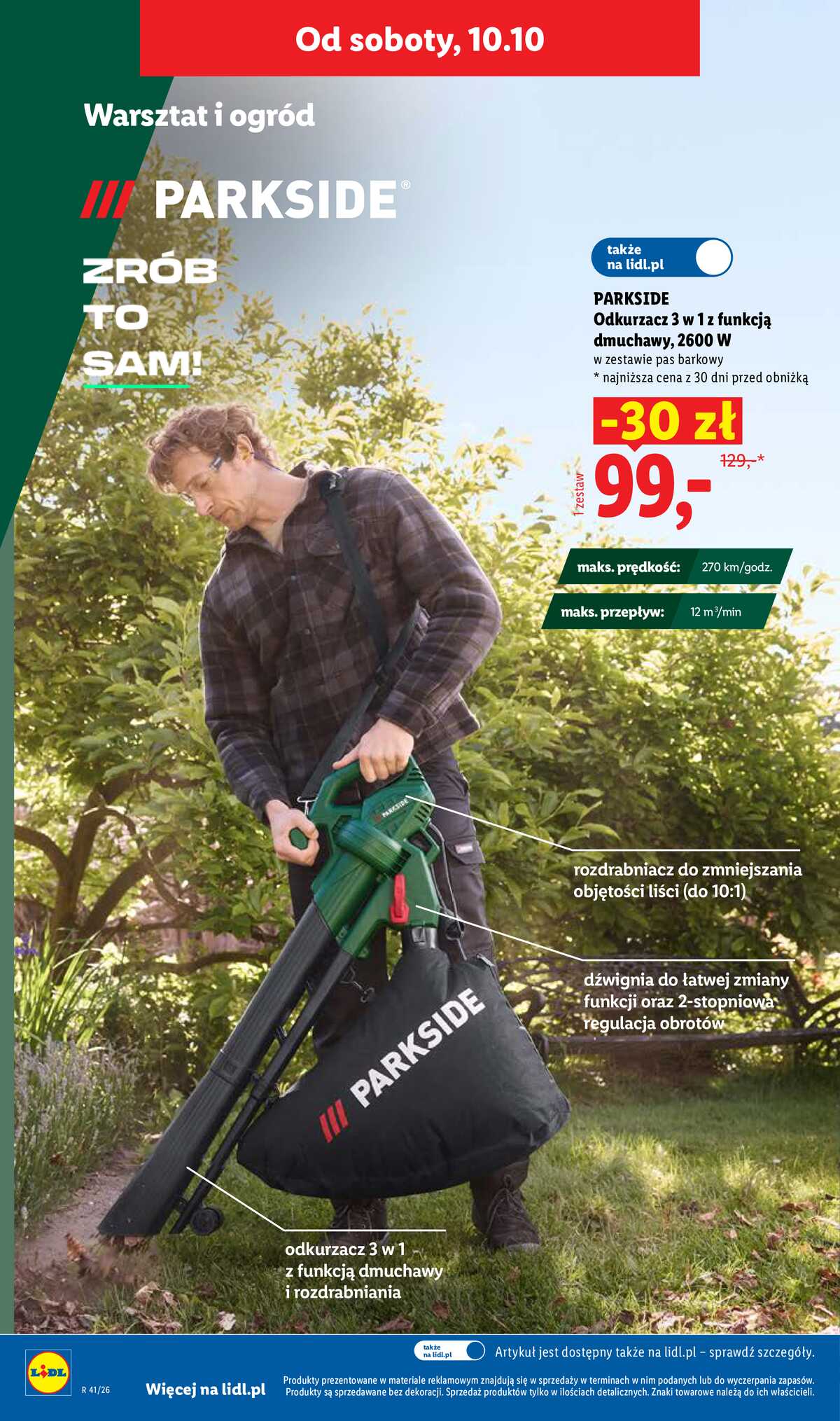 Leták Lidl Polsko 8.10.-10.10.2026 - Leták strana 40