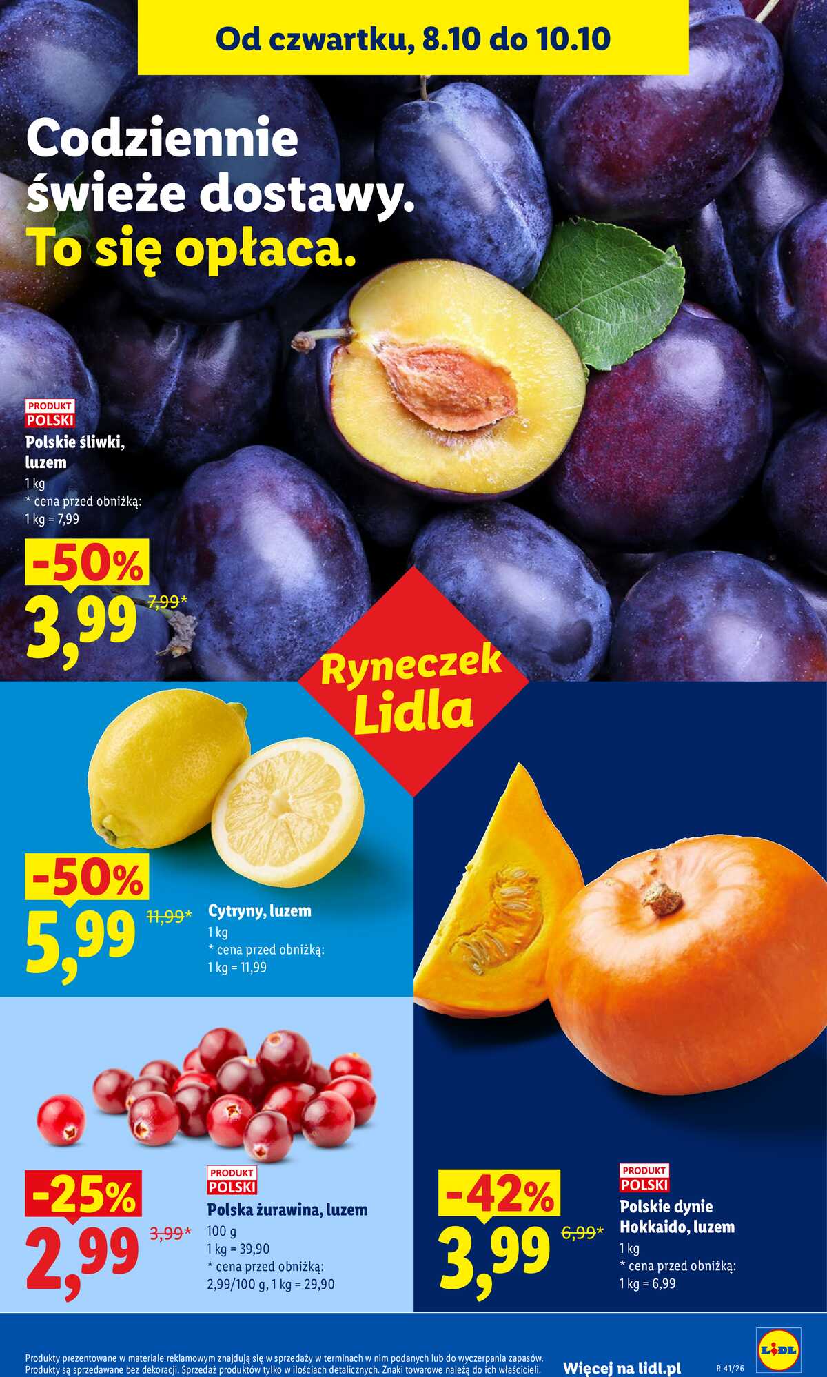 Leták Lidl Polsko 8.10.-10.10.2026 - Leták strana 45