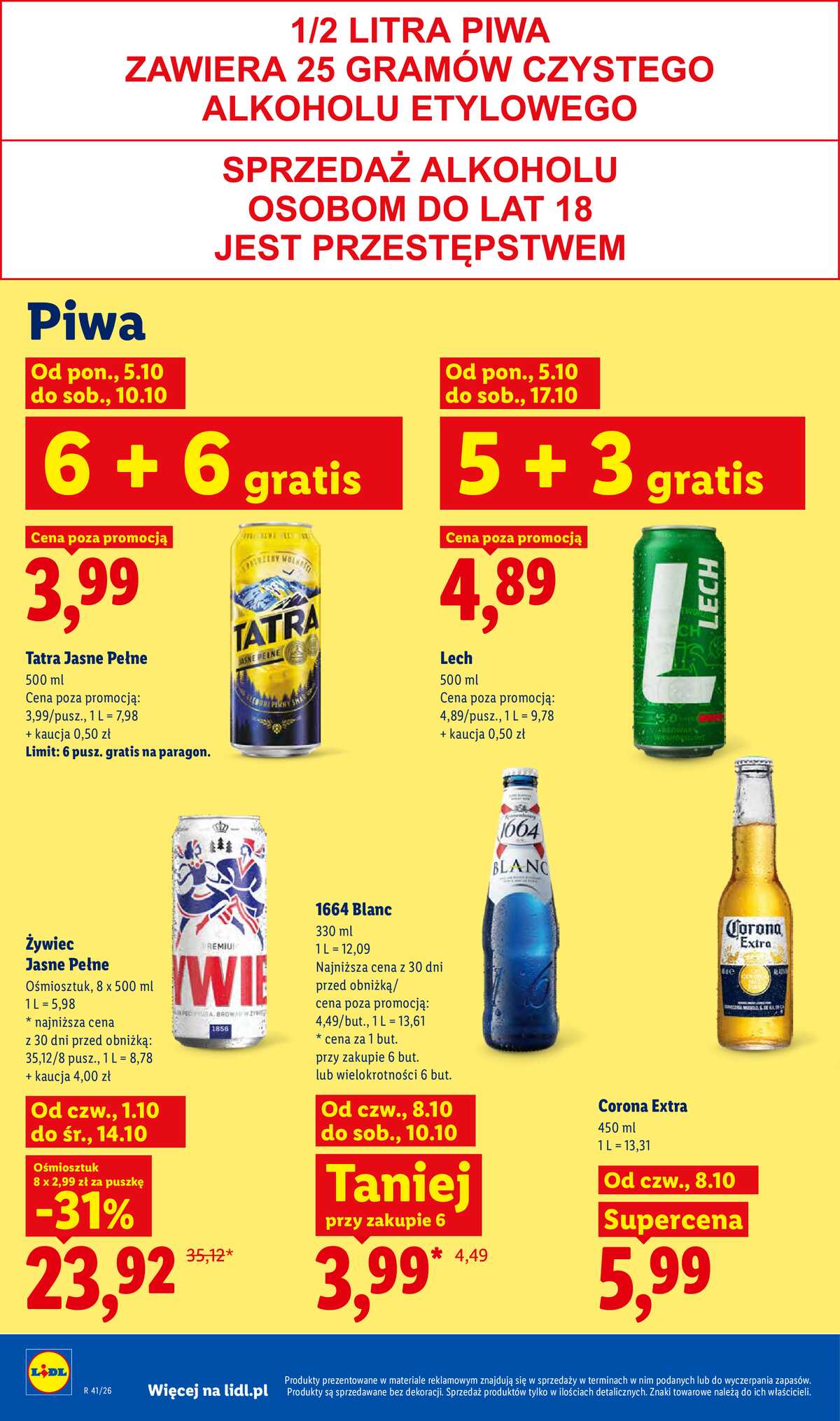 Leták Lidl Polsko 8.10.-10.10.2026 - Leták strana 74