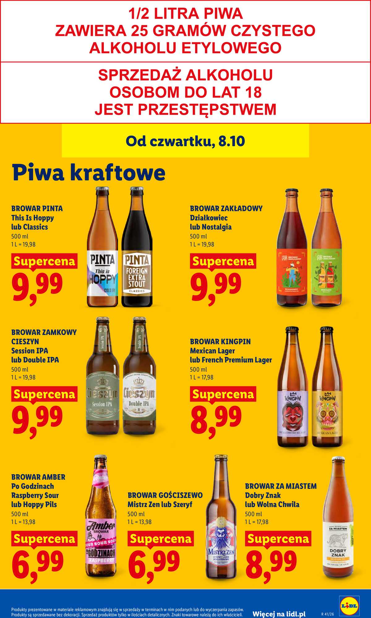 Leták Lidl Polsko 8.10.-10.10.2026 - Leták strana 77