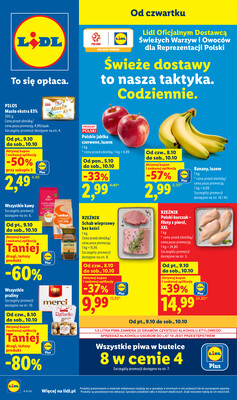 Leták Lidl Polsko 8.10.-10.10.2026 - Leták
