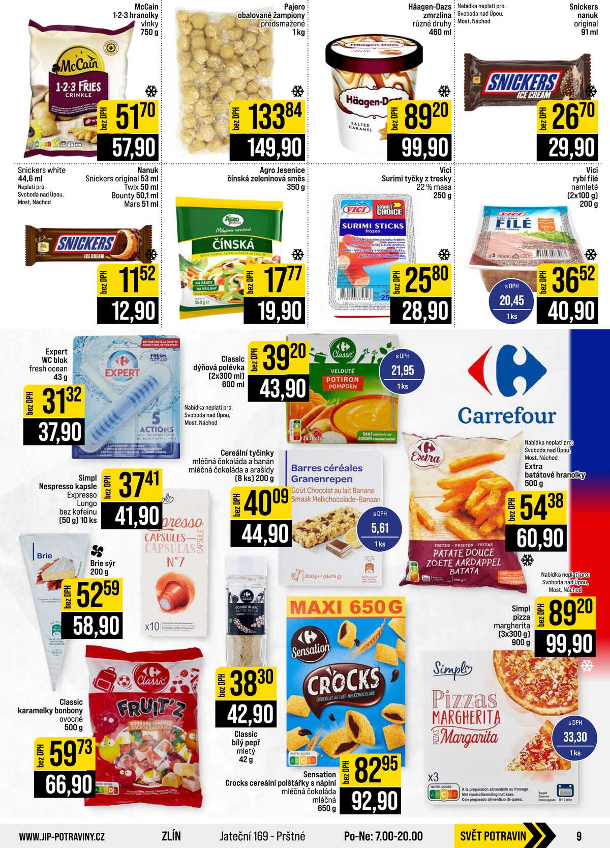 JIP Cash & Carry České Budějovice, Most, Náchod, Polička, Sušice a Svoboda nad Úpou od 7.10. do 13.10.2026 strana 9