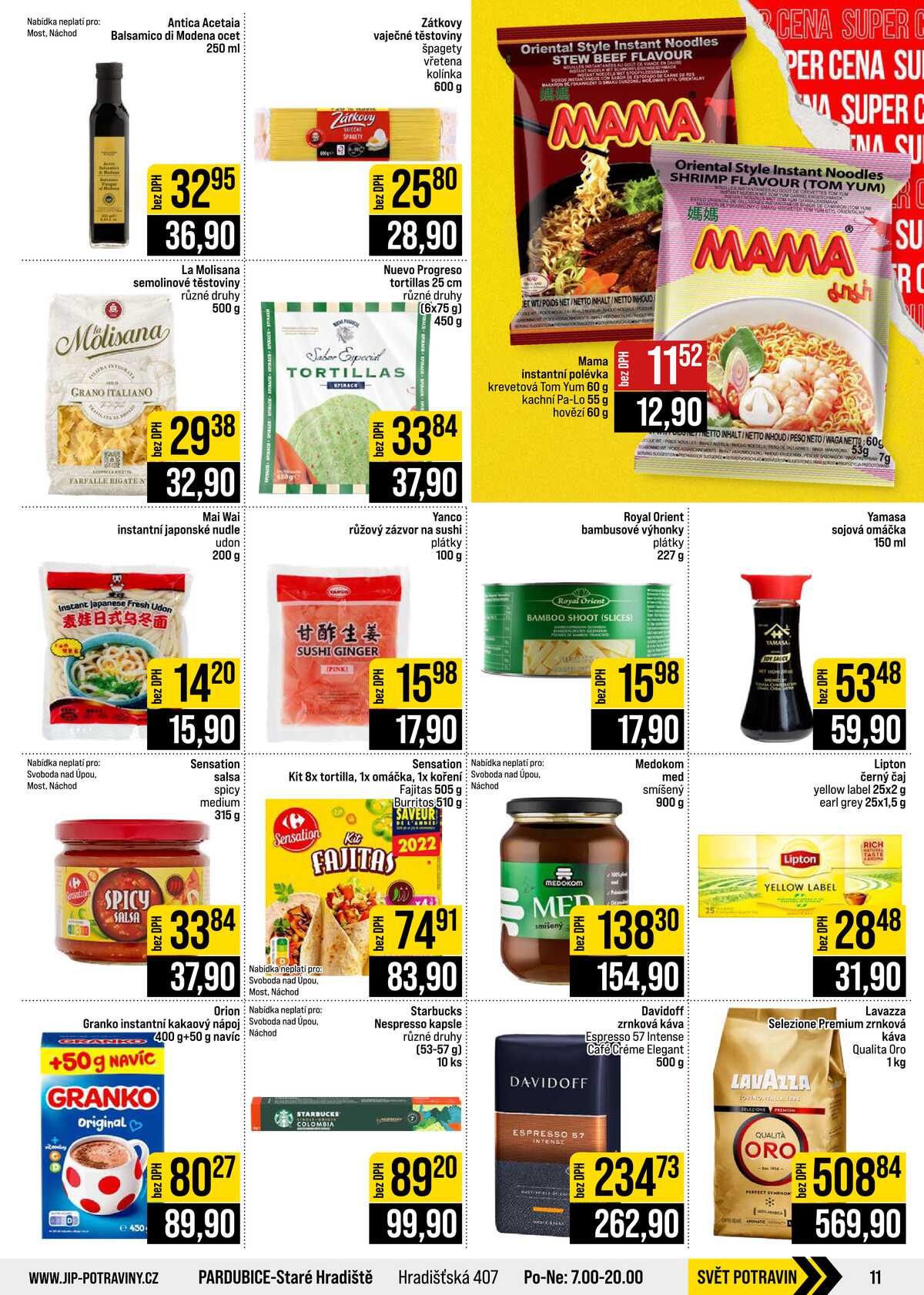 JIP Cash & Carry České Budějovice, Most, Náchod, Polička, Sušice a Svoboda nad Úpou od 7.10. do 13.10.2026 strana 11