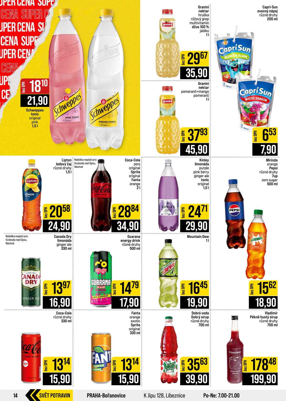 JIP Cash & Carry České Budějovice, Most, Náchod, Polička, Sušice a Svoboda nad Úpou od 7.10. do 13.10.2026 strana 14