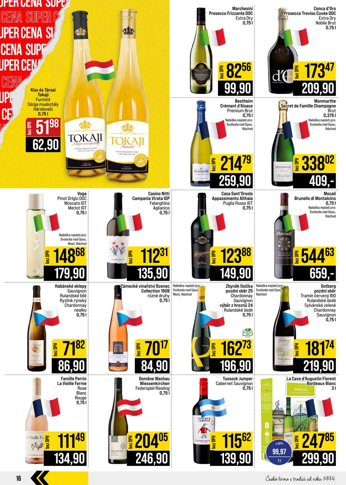 JIP Cash & Carry České Budějovice, Most, Náchod, Polička, Sušice a Svoboda nad Úpou od 7.10. do 13.10.2026 strana 16