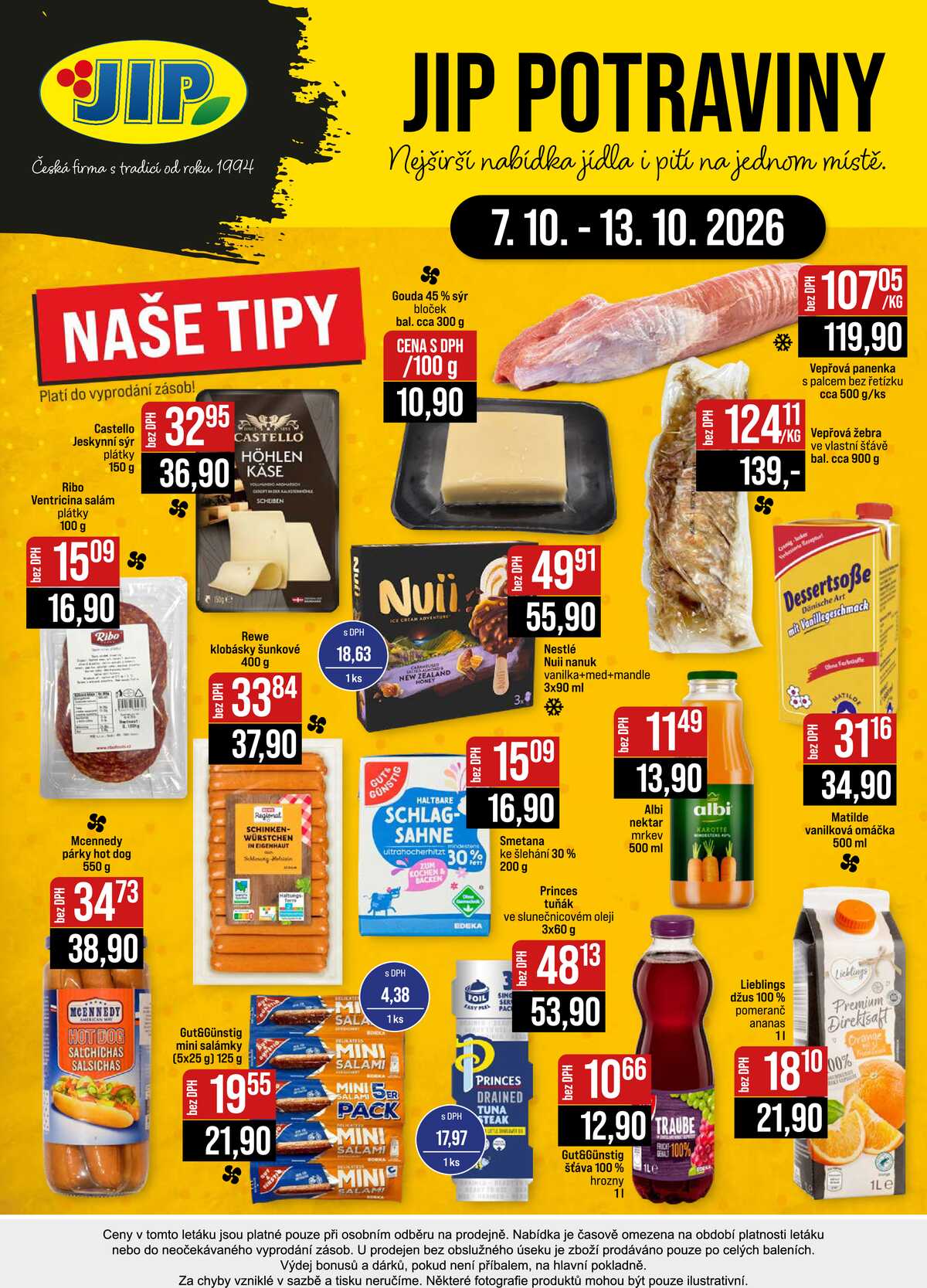 JIP Cash & Carry České Budějovice, Most, Náchod, Polička, Sušice a Svoboda nad Úpou od 7.10. do 13.10.2026 strana 20