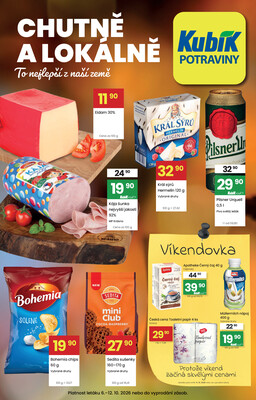 Kubík potraviny letáky