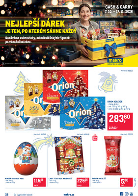 MAKRO Mikulášské čokolády do 17.10.