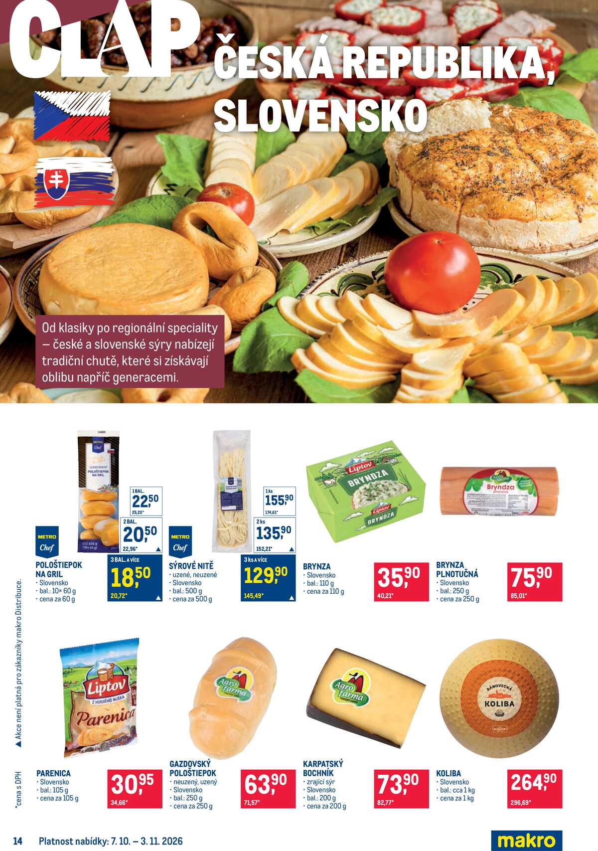 MAKRO Pro milovníky jídla do 20.10. strana 14