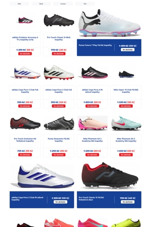 Intersport Kopačky a míče - 8. 10. 2026
