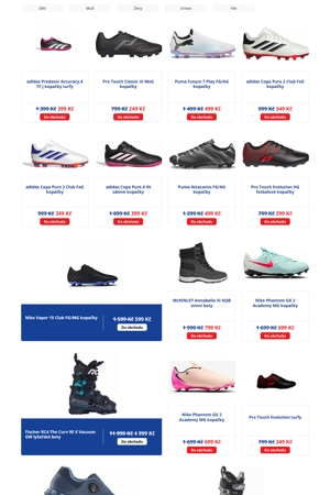 Intersport Boty - 8. 10. 2026