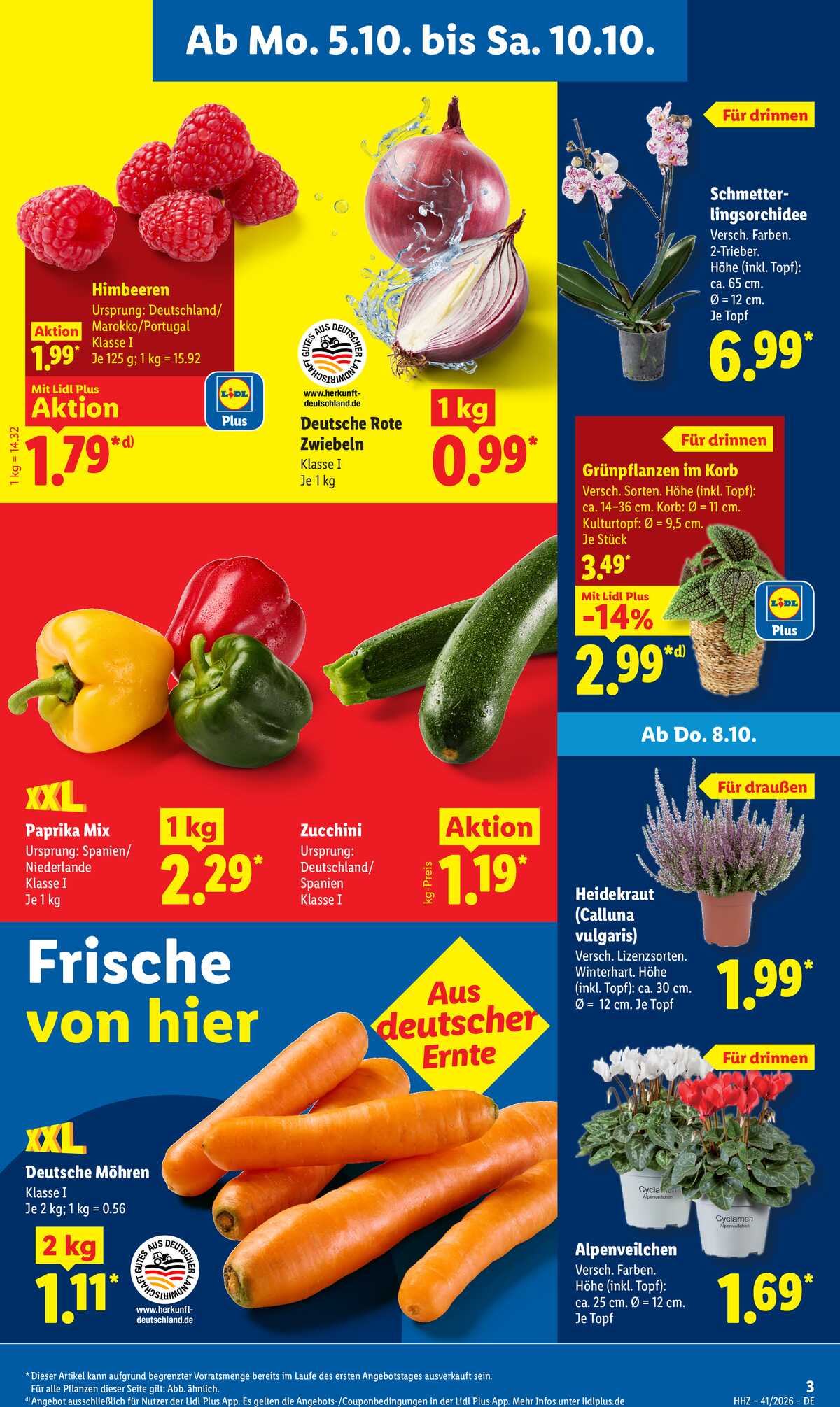 Leták Lidl Německo 5.10.-10.10.2026 strana 3