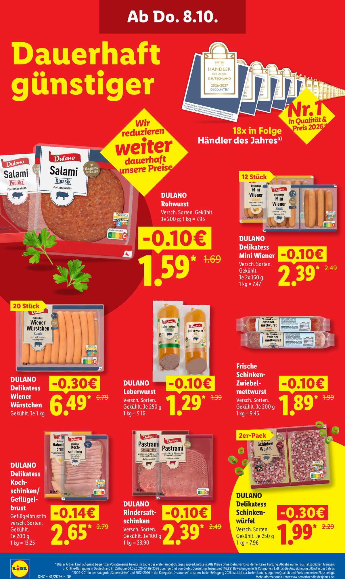 Leták Lidl Německo 5.10.-10.10.2026 strana 4