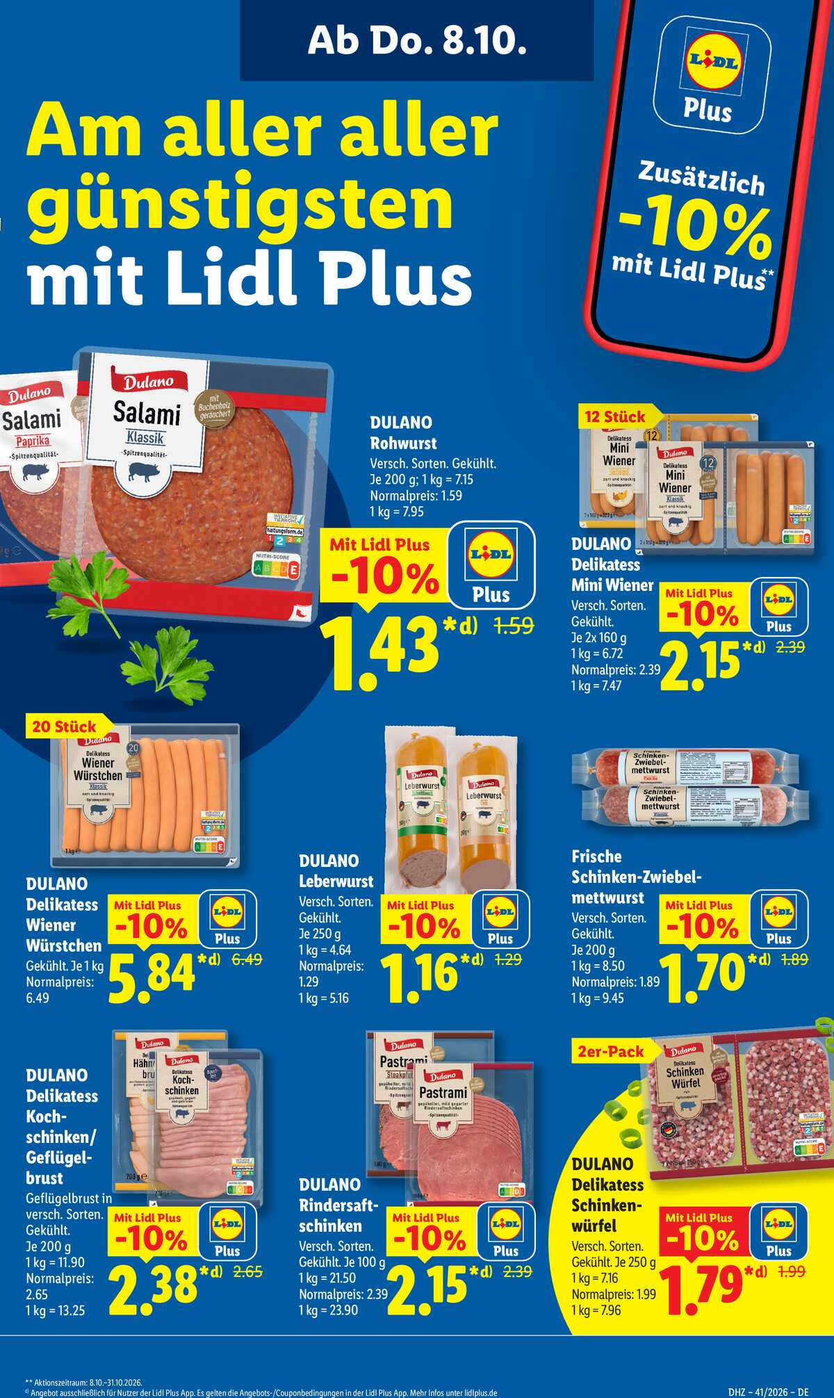 Leták Lidl Německo 5.10.-10.10.2026 strana 5