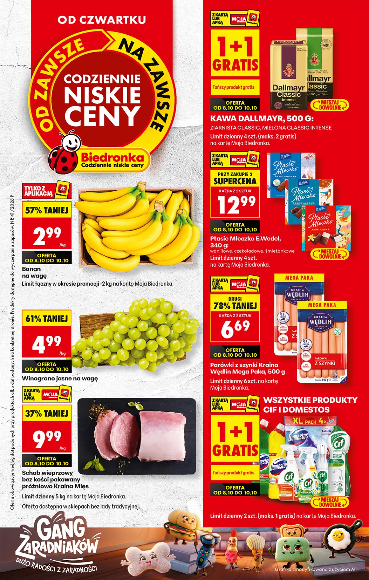 Leták Biedronka Polsko 8.10.-14.10.2026 strana 1