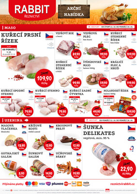 RABBIT řeznictví letáky