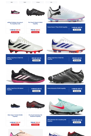 Intersport Kopačky a míče - 9. 10. 2026