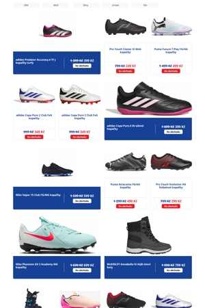 Intersport Boty - 9. 10. 2026